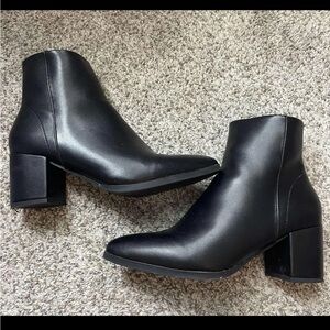 Madden Girl Classic Black Ankle Boots